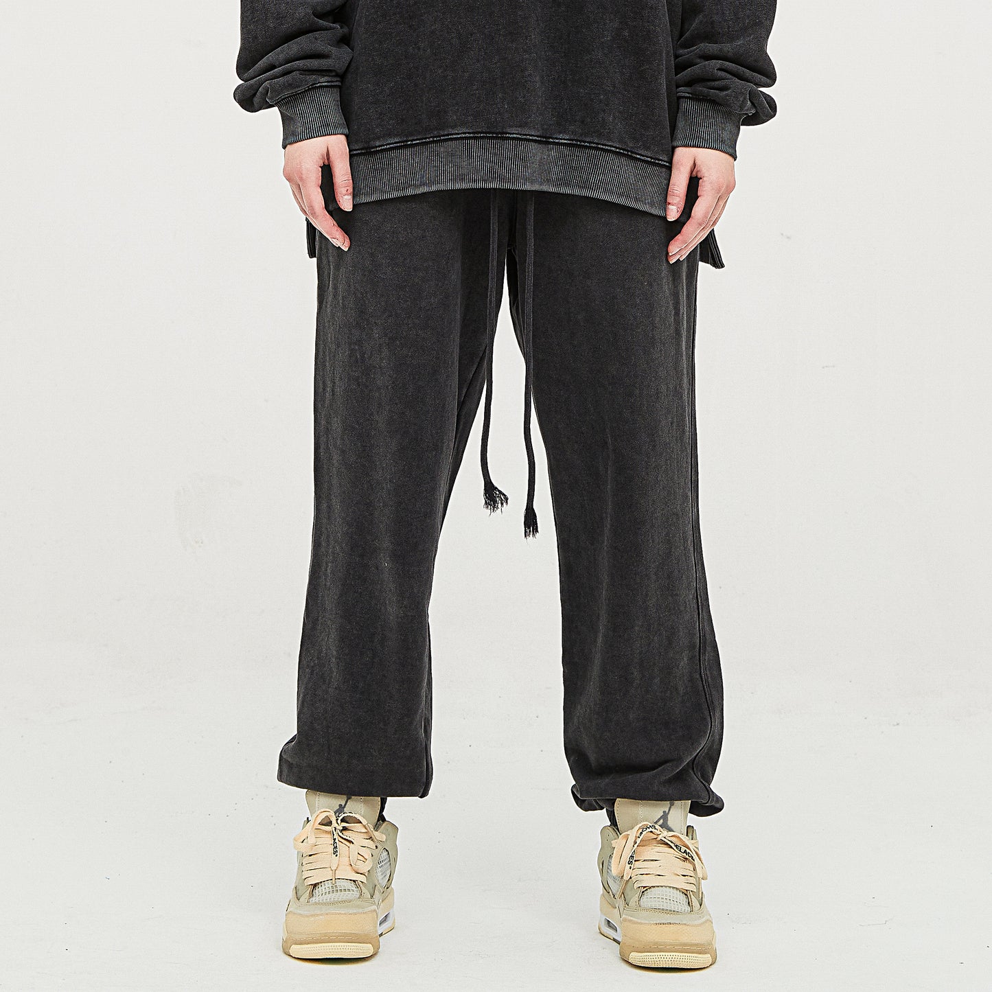 Heavyweight Baggy Fit Melting Smiley Joggers