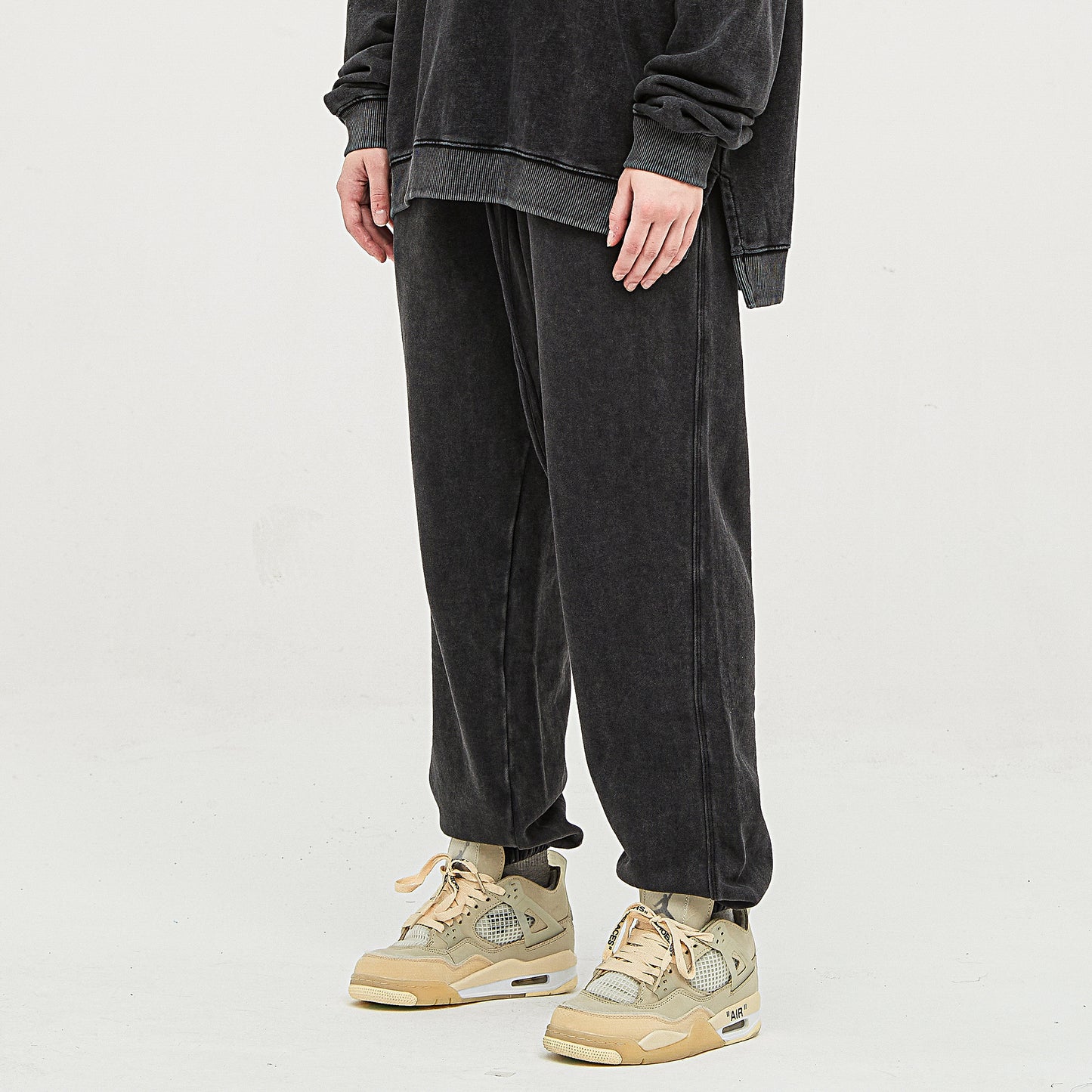 Heavyweight Baggy Fit Melting Smiley Joggers