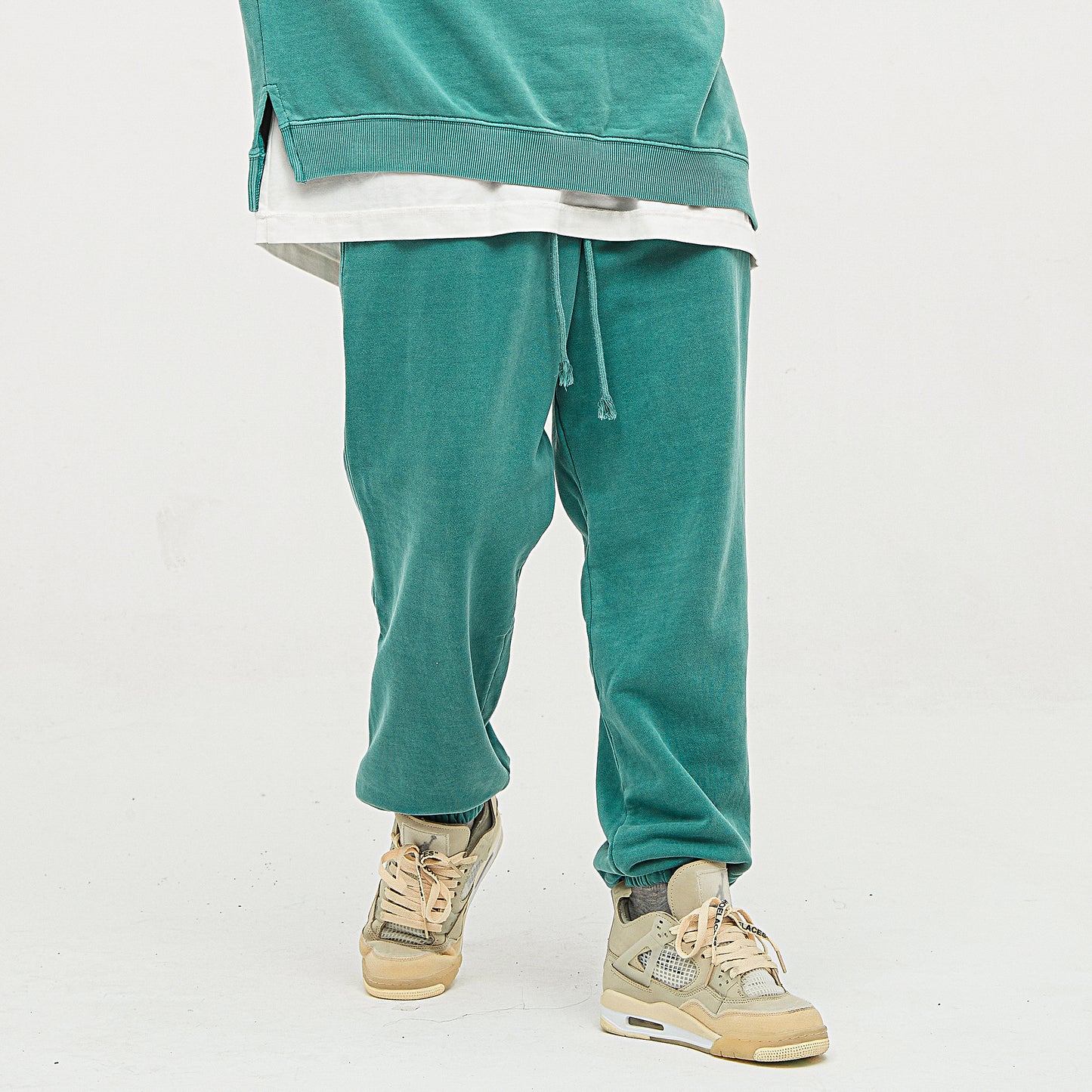 Heavyweight Baggy Fit Melting Smiley Joggers