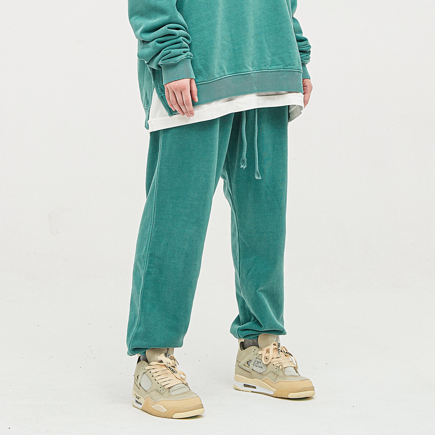 Heavyweight Baggy Fit Melting Smiley Joggers