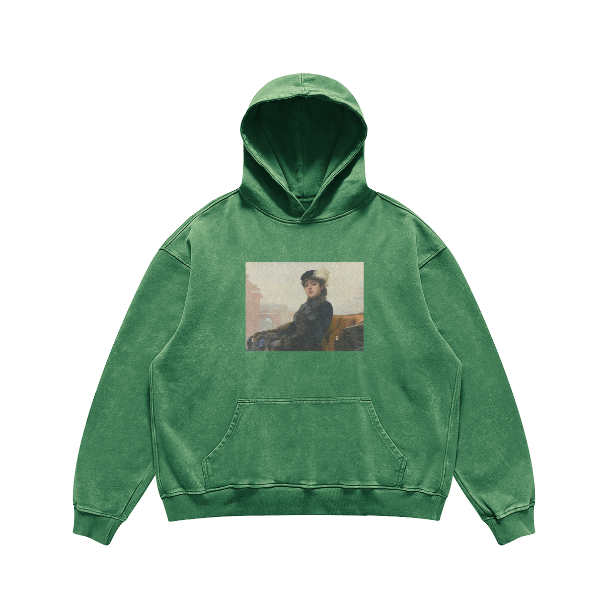 Relaxed Fit Kramskoi Hoodie | Portrait of an Unknown Woman