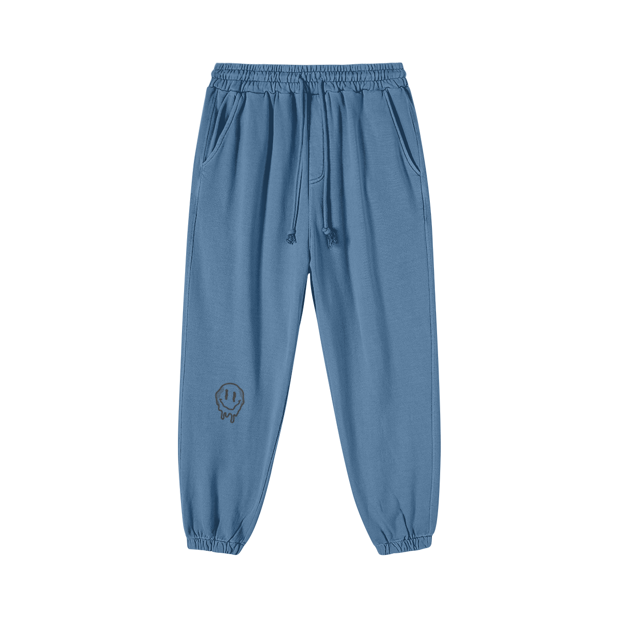 Heavyweight Baggy Fit Melting Smiley Joggers