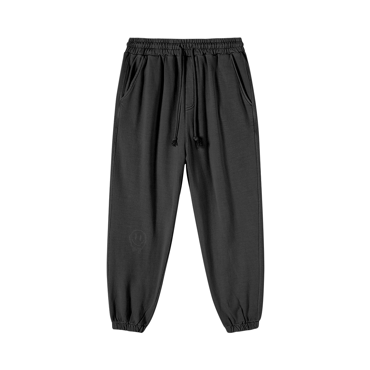 Heavyweight Baggy Fit Melting Smiley Joggers