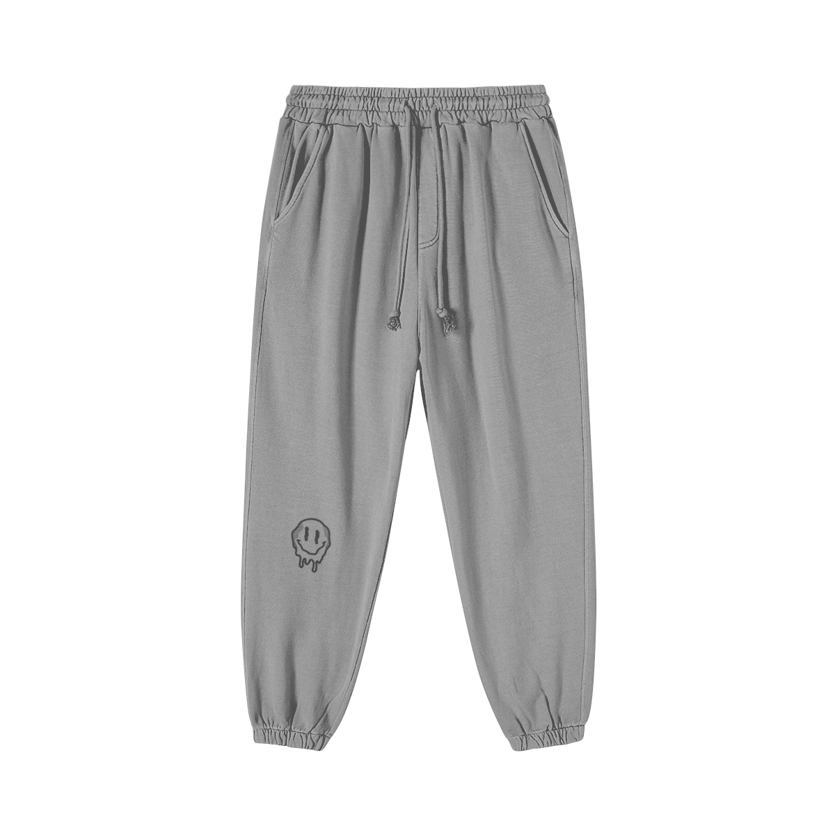 Heavyweight Baggy Fit Melting Smiley Joggers