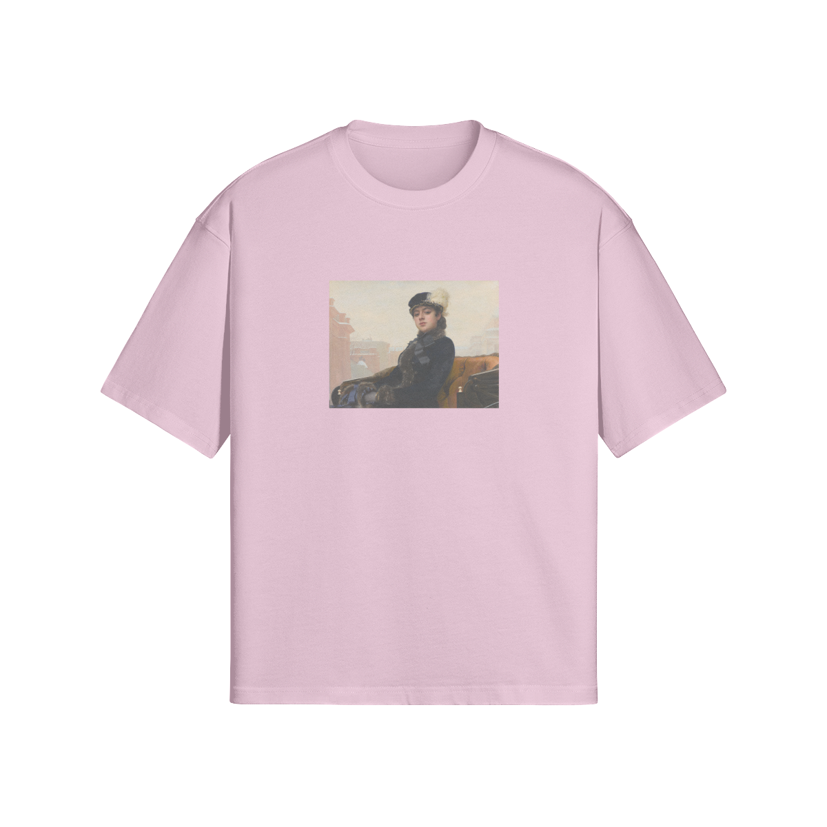 Boxy Kramskoi T-Shirt | Portrait of an Unknown Woman